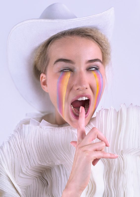 Funny Face beauty story by French Cowboy, model Nadal de Vries