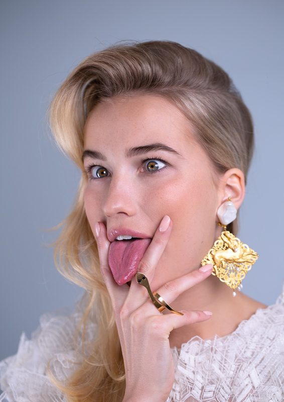 Funny Face beauty story by French Cowboy, model Nadal de Vries