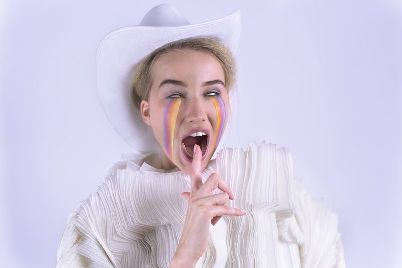 Funny Face beauty story by French Cowboy, model Nadal de Vries