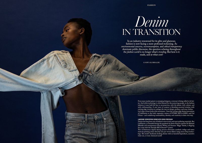 Denim in Transition for L'Officiel by French Cowboy